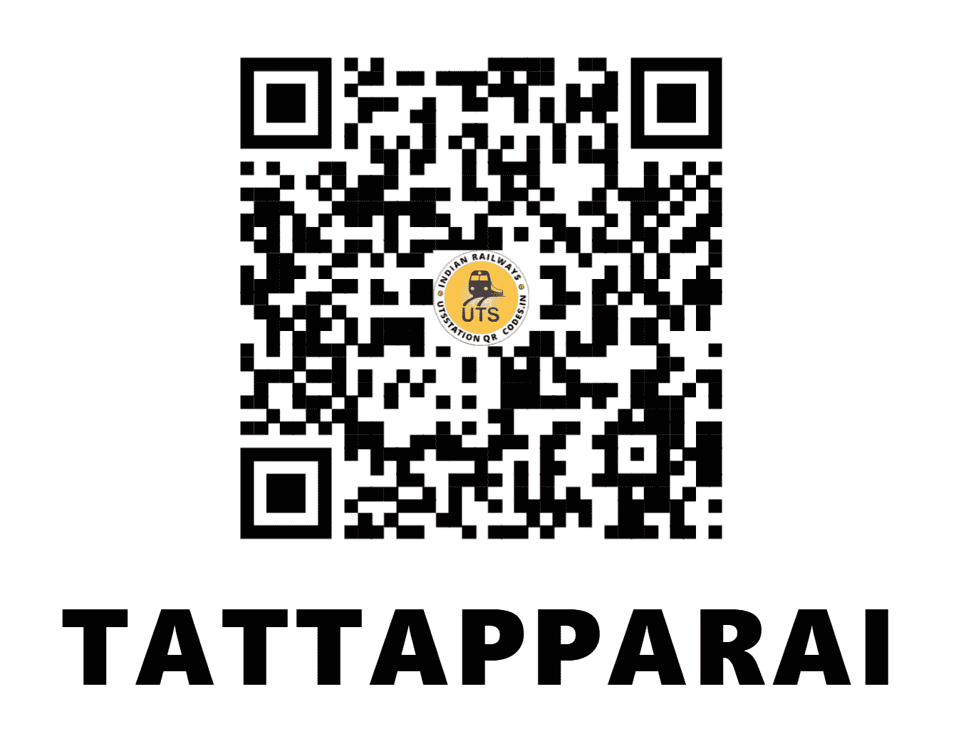 UTS QR Code for TATTAPPARAI - TIP (SR - TAMIL NADU)